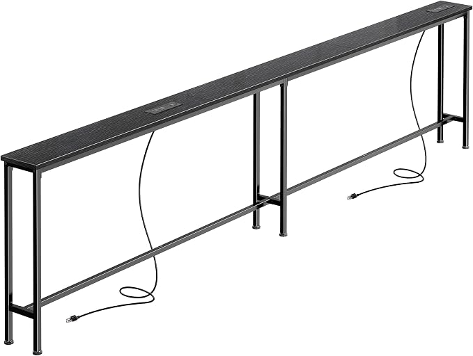 SUPERJARE 102 Inch Sofa Table by SUPERJARE