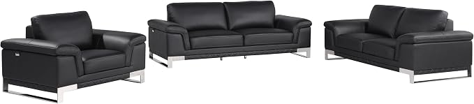 Blackjack Furniture Weston Collection Genuine Italian Leather Living Room Chair - Image 2