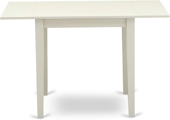 East West Furniture NDNO5-LWH-W 5 Piece Dinette Set - Image 3