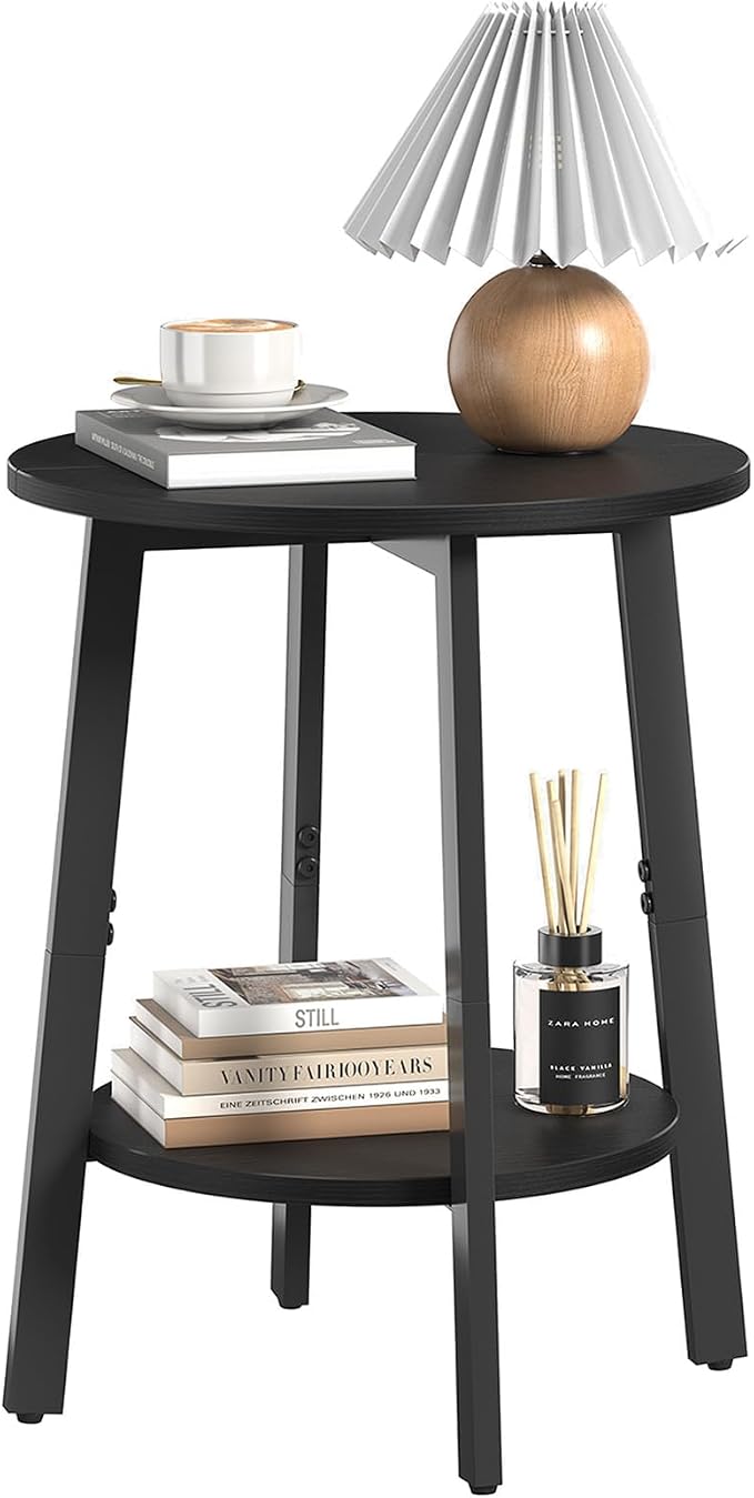 sthmec Side Table, Small Round End Table by Unknown