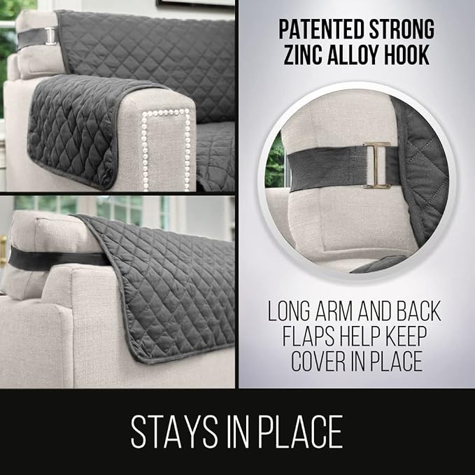 Sofa Shield® Couch Slip Covers for Dogs, Reversible Furniture Protector - Image 4
