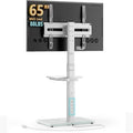 AX WABER Floor TV Stand with Power Outlet& Shelf, Universal TV Stand Mount by 1