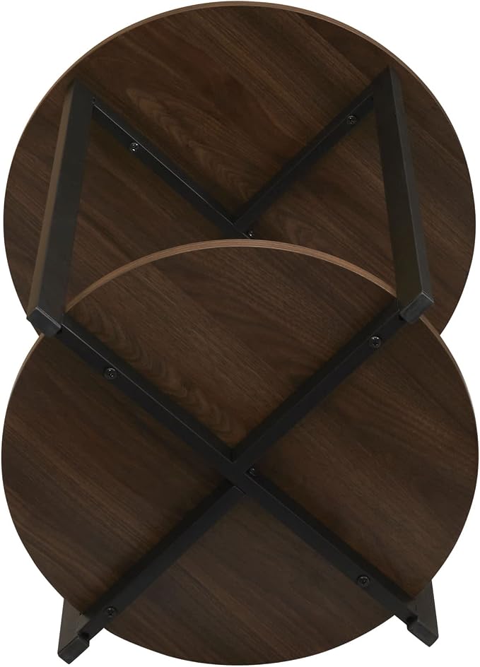 Household Essentials Jamestown Round Side End Table - Image 13
