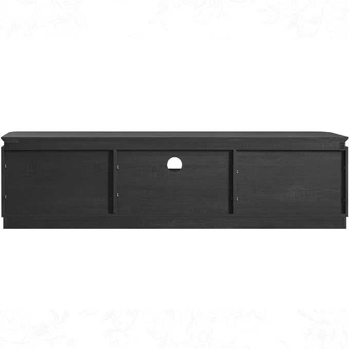 70" Fluted TV Stand for TVs Up to 80", Mid Century Modern Entertainment Center - Image 8