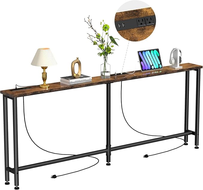 Keelian 102" Narrow Console Sofa Table by KeelianModernstyleseries