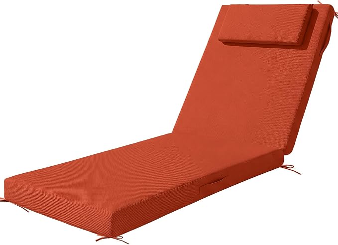 Outdoor Chaise Lounge Cushions, 71x21 Inch Olefin Water & Fade Resistant Pool by Unknown