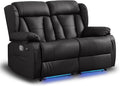 58.3" Reclining Loveseat Sofa, RV Loveseat Recliner Couch by WISHDEER