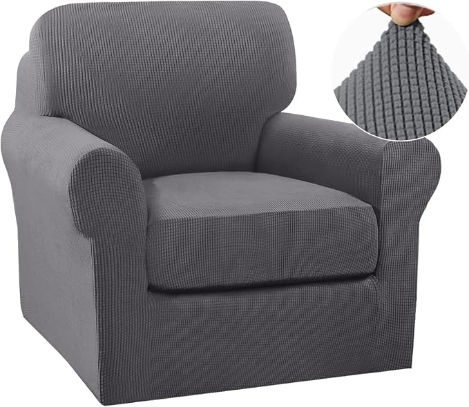 Turquoize 2 Piece Chair Covers Chair Slipcovers by Turquoize