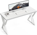 LITTLE TREE 55 Inch Large Simple Industrial Computer Desk Study Writing Table by LITTLETREE