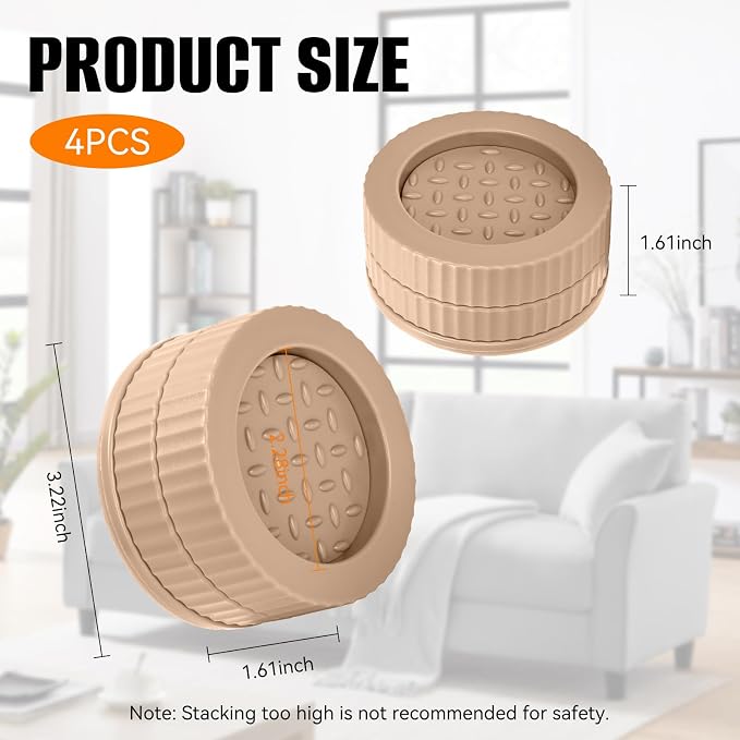 Adjustable Bed Risers 1 inch - Image 3