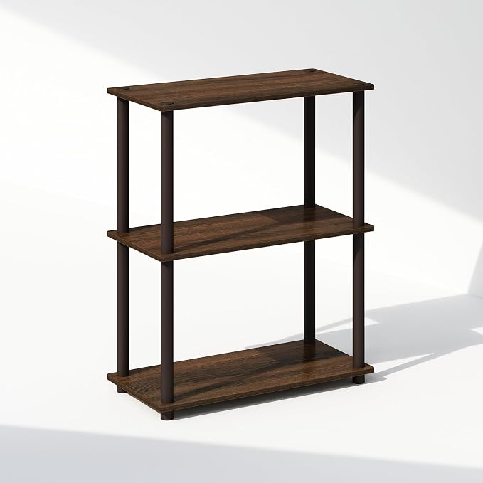 Furinno Turn-N-Tube Book Shelf, 3-Tier Bookshelf, Bookcase - Image 4