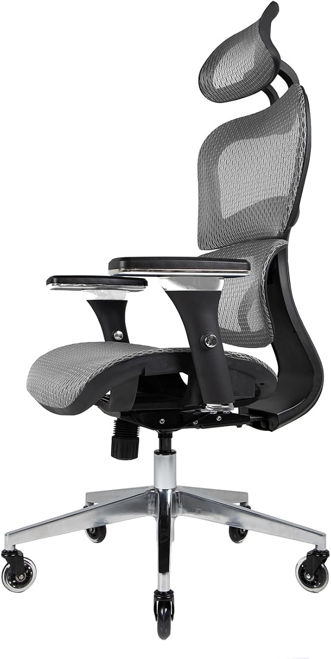 Nouhaus Ergo3D Ergonomic Office Chair Lumbar Support Mesh Office Chair by Nouhaus