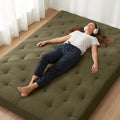ZonLi Japanese Floor Futon Mattress King Size 76"x80"100% Cotton Cover 6'' by Zonli