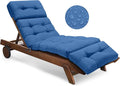 Outdoor Chaise Lounge Chair Cushion Waterproof 74.4 x 22 x 4.7 Inches Lounge by Tycdiose