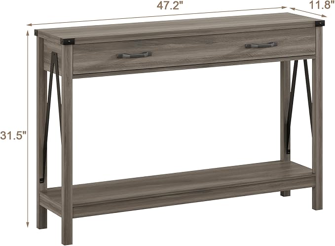 ChooChoo 47'' Farmhouse Console Table - Image 2