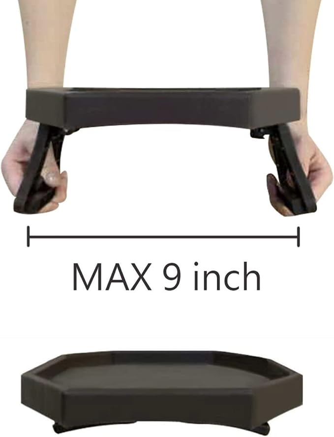 Sofa Arm Clip Table, Armrest Tray Table, Drinks/Remote Control/Snacks Holder … - Image 6