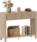 FATORRI Console Sofa Table, Wooden Entryway Table by FATORRI