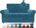 ZNSAYOTX Luxury Velvet Sofa Cover 3 Piece Stretch Loveseat Covers by ZNSAYOTX