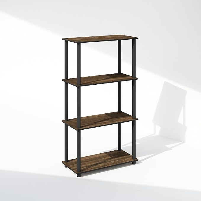 Furinno Turn-N-Tube Book Shelf, 4-Tier Bookshelf, Bookcase - Image 6