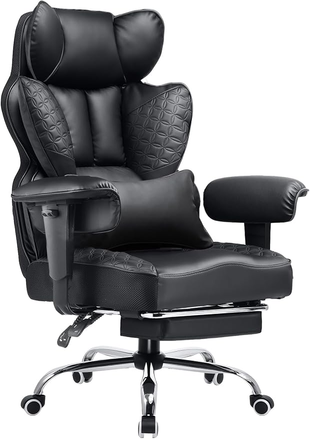 COMHOMA Big and Tall Office Chair Heavy Duty Wide Ergonomic Gaming Chair by ComHoma