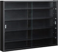 HOMCOM 5-Tier Display Cabinet, Glass Door Cabinet by HOMCOM