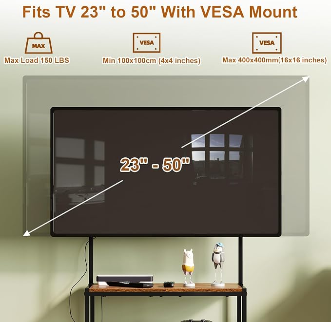 23 Inch to 50 Inch Floor Small Corner TV Stand - Image 7