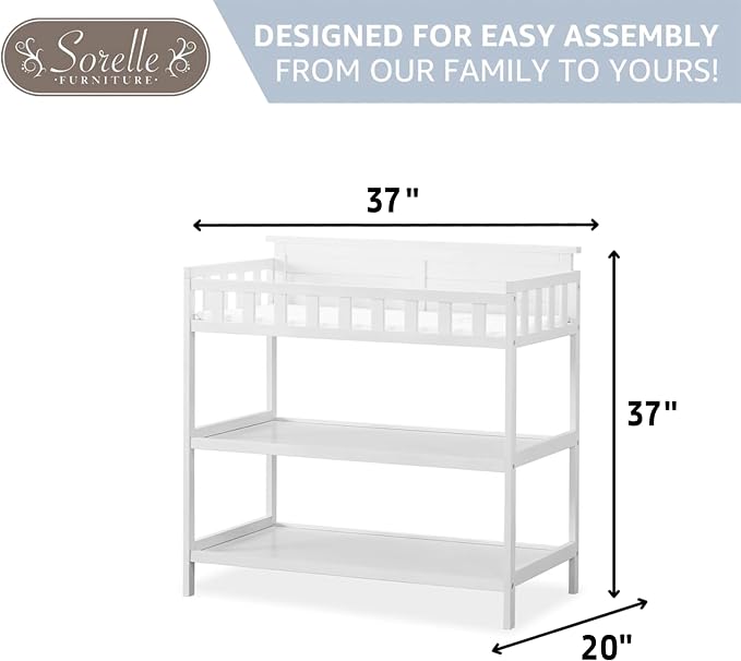 SORELLE FURNITURE Baby Bundle 4-Piece Nursery Set - Image 6