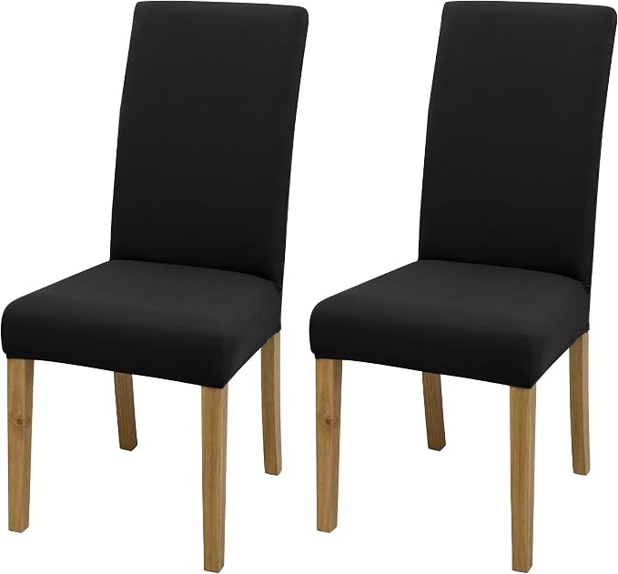 BIETYONE Stretch Dining Chair Covers Set of 2, Soft Removable Washable Kitchen by BIETYONE