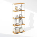 Furinno Turn-N-Tube Book Shelf, 5-Tier Bookshelf, Bookcase by Furinno-FitsYourSpaceFitsYourBudget