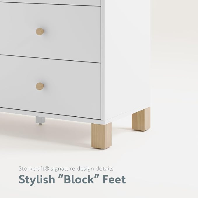 Storkcraft California 3 Drawer Combo Dresser – GREENGUARD Gold Certified - Image 8