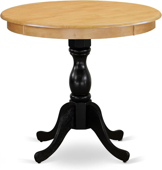 East West Furniture AMT-OBL-TP Antique Kitchen Dining Table - Image 3