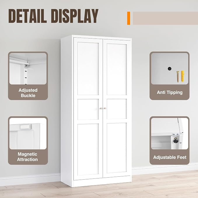 Yizosh Metal Storage Cabinet - Image 4
