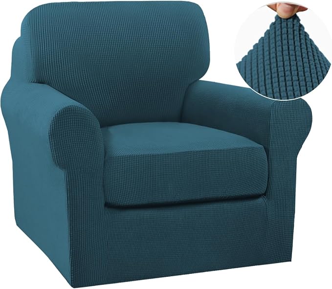 Turquoize 2 Piece Chair Covers Chair Slipcovers by Turquoize