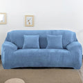vctops 1-Piece Velvet Plush Stretch Loveseat Sofa Slipcover by vctops