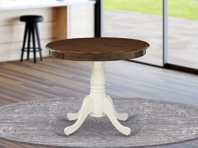 East West Furniture AMT-WLW-TP Antique Kitchen Dining Table - Image 2