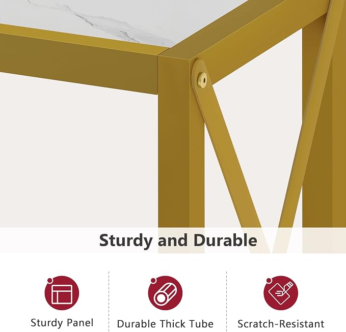 Tajsoon Entryway Table 41.8”, 2-Tier Entry Way Console Entrance Table, Narrow - Image 5