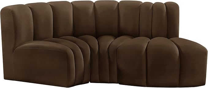 Meridian Furniture 103Brown-S3D Arc Collection Modern | Contemporary Modular - Image 9