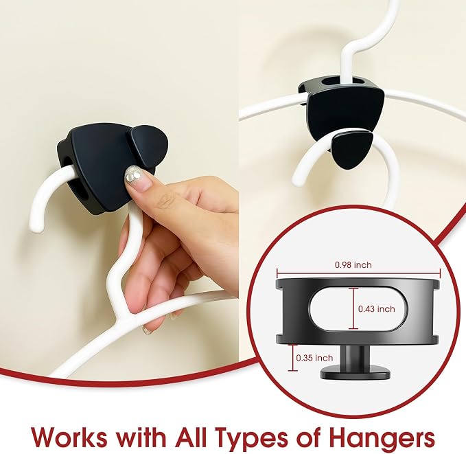 Latoxcaa Space Saving Hanger Hooks 20Pcs, Upgrade Heavy Duty Space Saver - Image 4