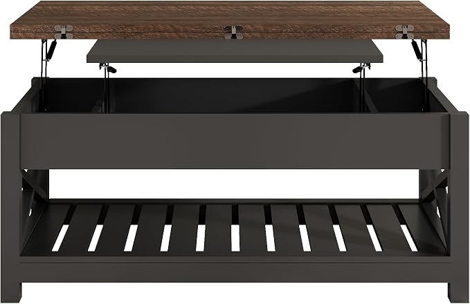 ChooChoo Coffee Table Lift Top, Coffee Table Converts to Dining Table - Image 6