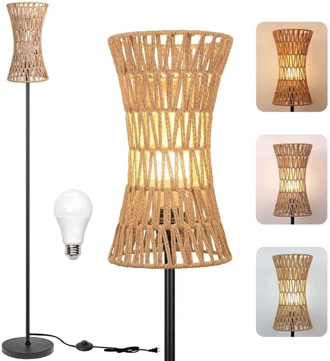 Ruiever Floor Lamp for Living Room, Farmhouse Floor lamp, Modern Standing lamp by Ruiever