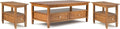 SIMPLIHOME Warm Shaker Solid Wood Transitional-Style 48-inch Wide Coffee Table by SimpliHome