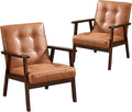 Bonzy Home Mid Century Modern Accent Chair Set of 2 by BonzyHome