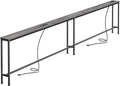 SUPERJARE 110.2 Inch Sofa Table by SUPERJARE