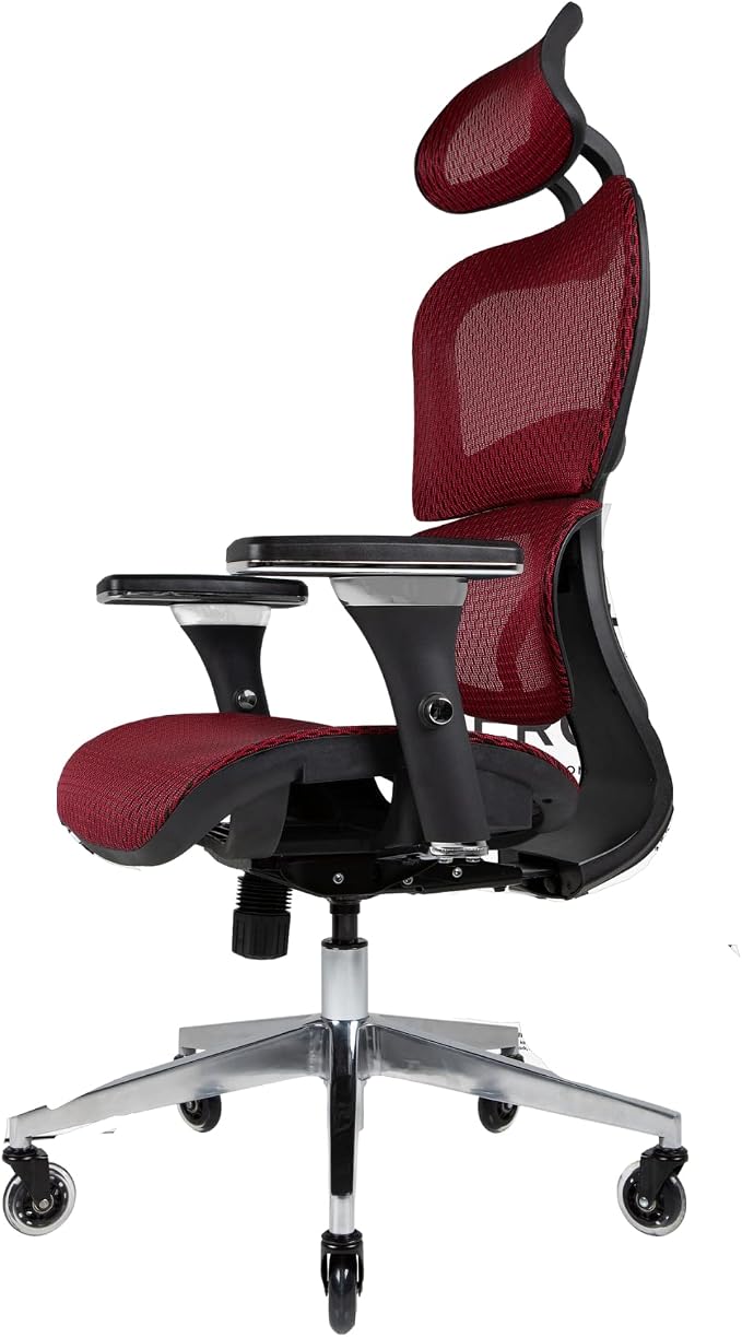 Nouhaus Ergo3D Ergonomic Office Chair Lumbar Support Mesh Office Chair by Nouhaus