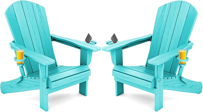 SERWALL Adirondack Chair with Cup Holders by SERWALL
