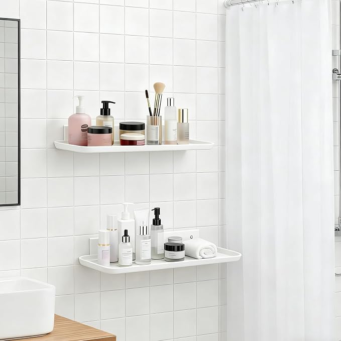 Floating Shelves for Wall, Wall Mounted Floating Shelves, Bathroom Shelf - Image 2
