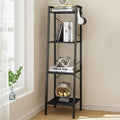 Hzuaneri Ladder Shelf, Bookshelf Bookcase, Freestanding Corner Storage Shelve by Hzuaneri