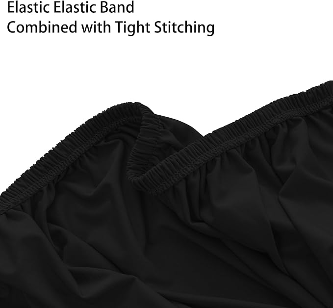 Super Stretch Ottoman Cover- Soft Form Fit Ottoman Cover Rectangular Ottoman - Image 6