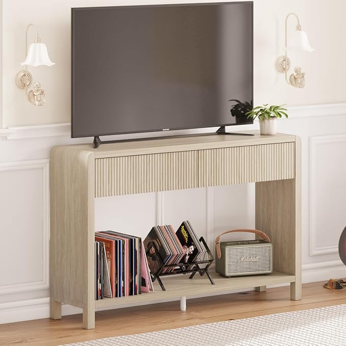 FATORRI Console Table for Entryway Storage, Wood Sofa Tables for Living Room - Image 7