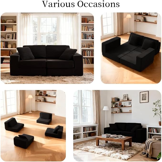 FILUXE Modular Sectional Sofa, Modern Modular Sofa Couch - Image 5